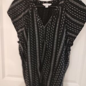 Black stripe blouse